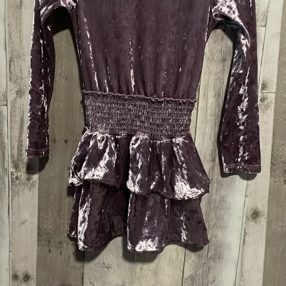 Pixie lane purple velvet dress size 5 - Picture 3 of 7